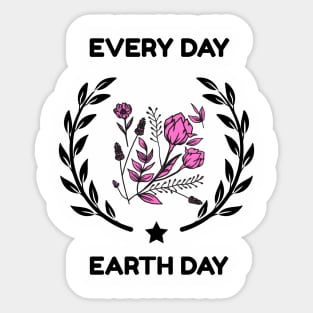 EARTH Day Celebration Nature Quote Sticker